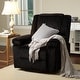 preview thumbnail 9 of 37, Corduroy Recliner Chair, Manual Recliner Sofa with Handle, Pillow Top Arms, Thick Padding, Side Pocket, 330Lbs Capacity