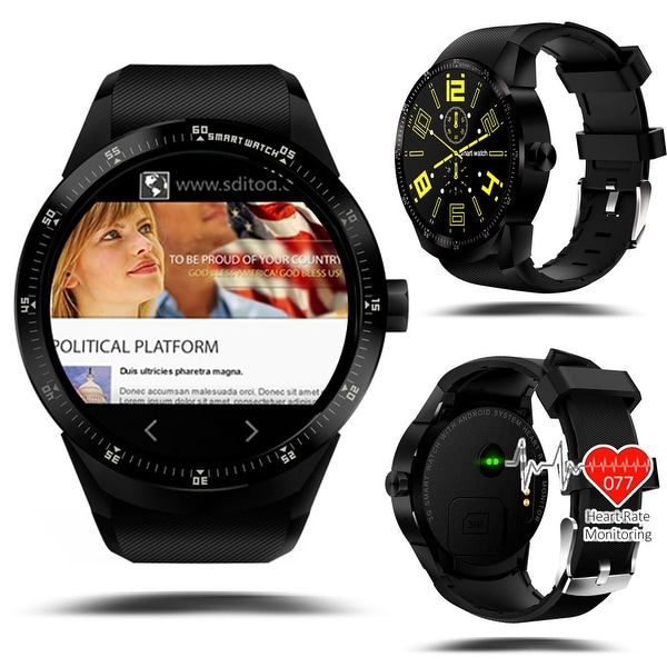 3G Smartwatch Phone Android 4.4 WiFi 