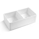 preview thumbnail 5 of 7, Farmhouse/Apron Front Ceramic Kitchen Sink