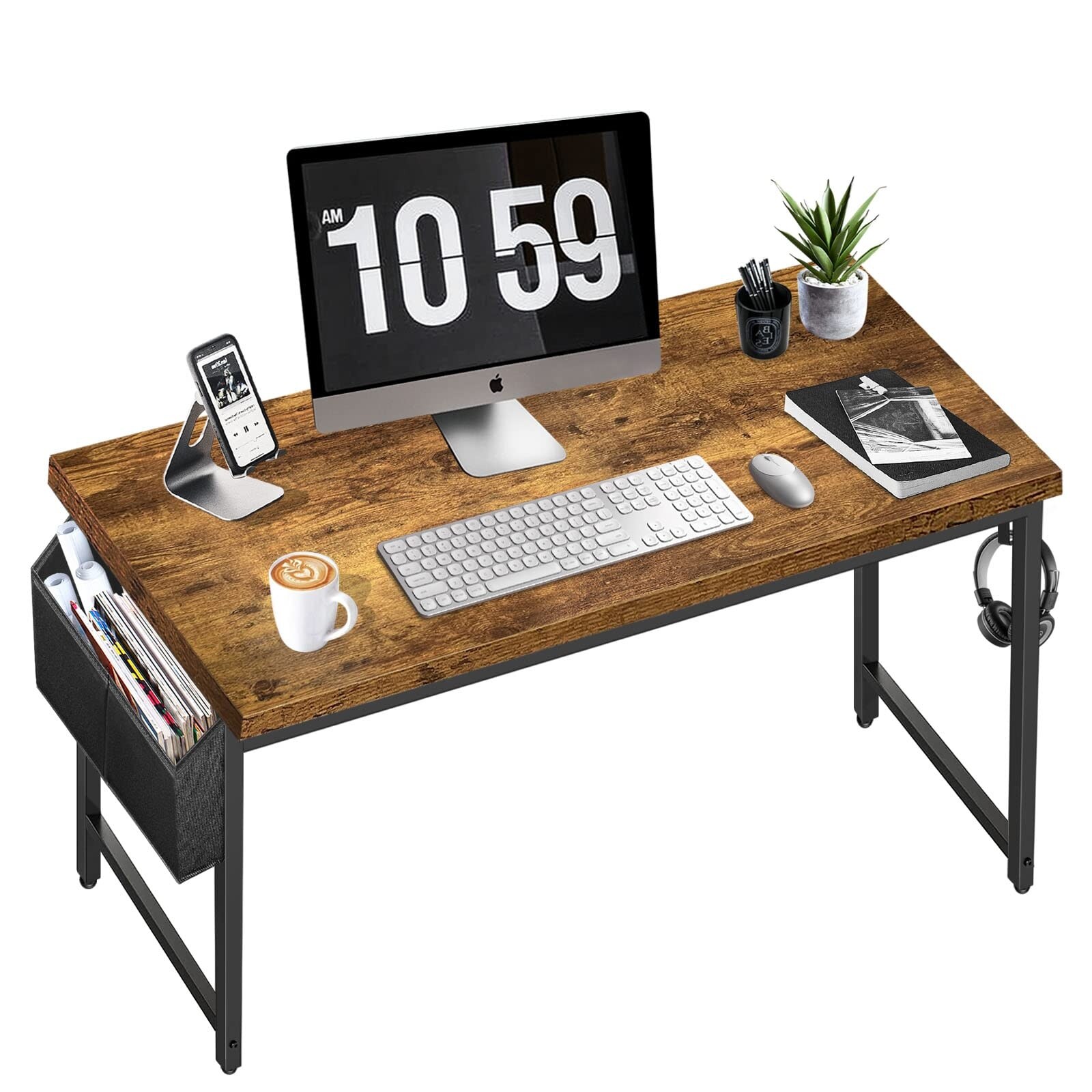 Home Office Desks 47 inch Desk for Bedroom Modern Simple Student Study