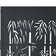 preview thumbnail 6 of 6, vidaXL Garden Gate Decorative Outdoor Fence Anthracite Steel Bamboo Design - 43.3 x 70.9"