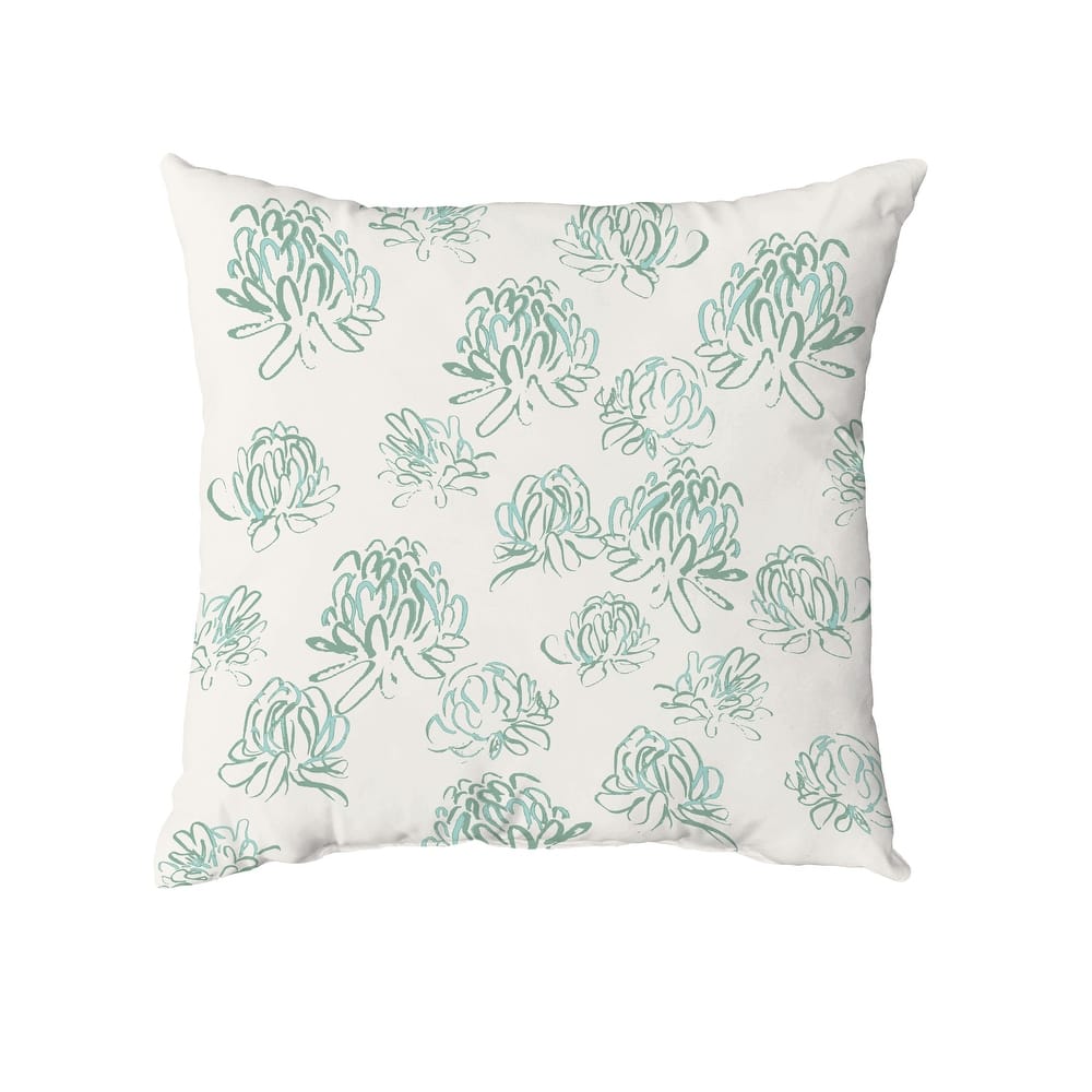 Tumbly Blossom Throw Pillow