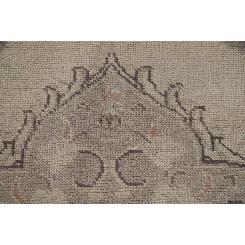 Hand Knotted Oriental 100% Wool Carpet Traditional Floral Beige & Ivories Tabriz Area Rug - 12' 4'' X 9' 10''