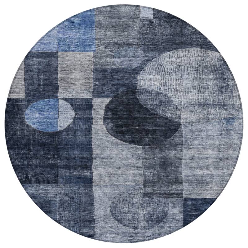 HomeRoots Geometric Transitional Rectangle Outdoor Rug