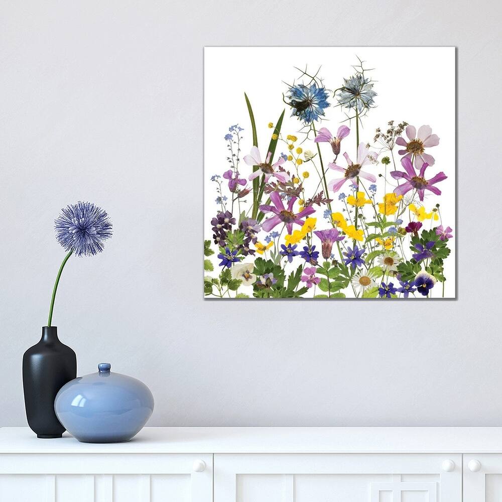iCanvas "Dried And Pressed Midsummer Flowers" by UtArt Canvas Print