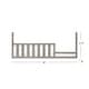 preview thumbnail 9 of 15, Child Craft Toddler Guard Rail for Kieran, Orbit Flat Top, & Jordyn Cribs