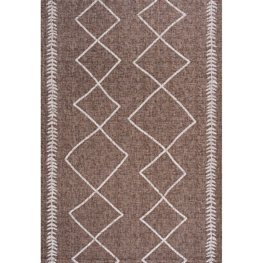 JONATHAN Y Kafel Tribal Diamond Trellis Indoor/Outdoor Area Rug