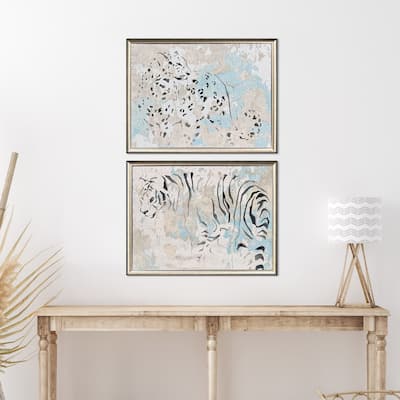 Paragon In the Mist Non-Glass Framed Art - Set of 2