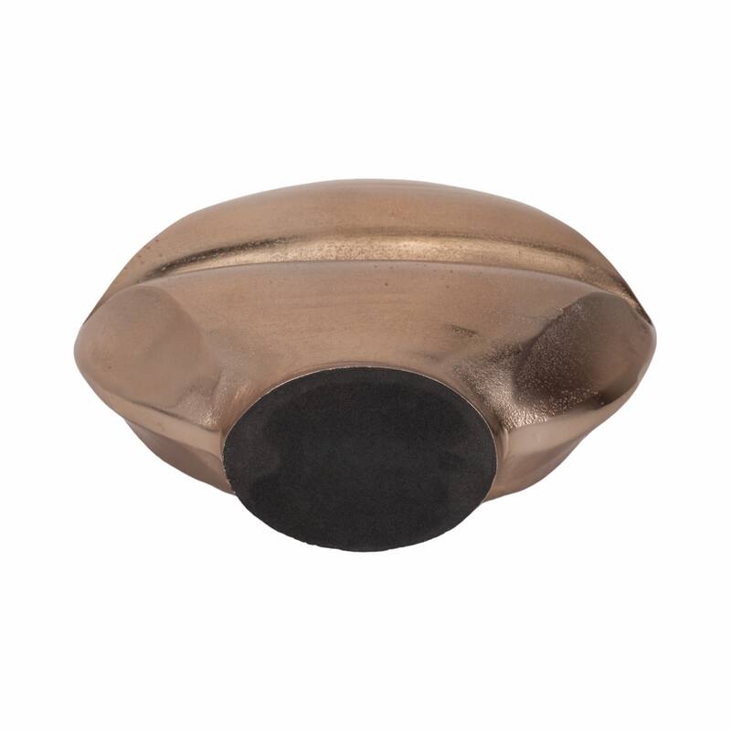 Metal Byram Slit Design Decorative Vase - Champagne, 14 in.