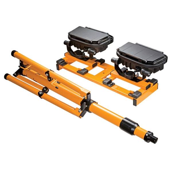 Shop Mastergrip 3000 Lumen Led Twin Head Worklight With Tripod Removable Wall Mount Overstock 15615234