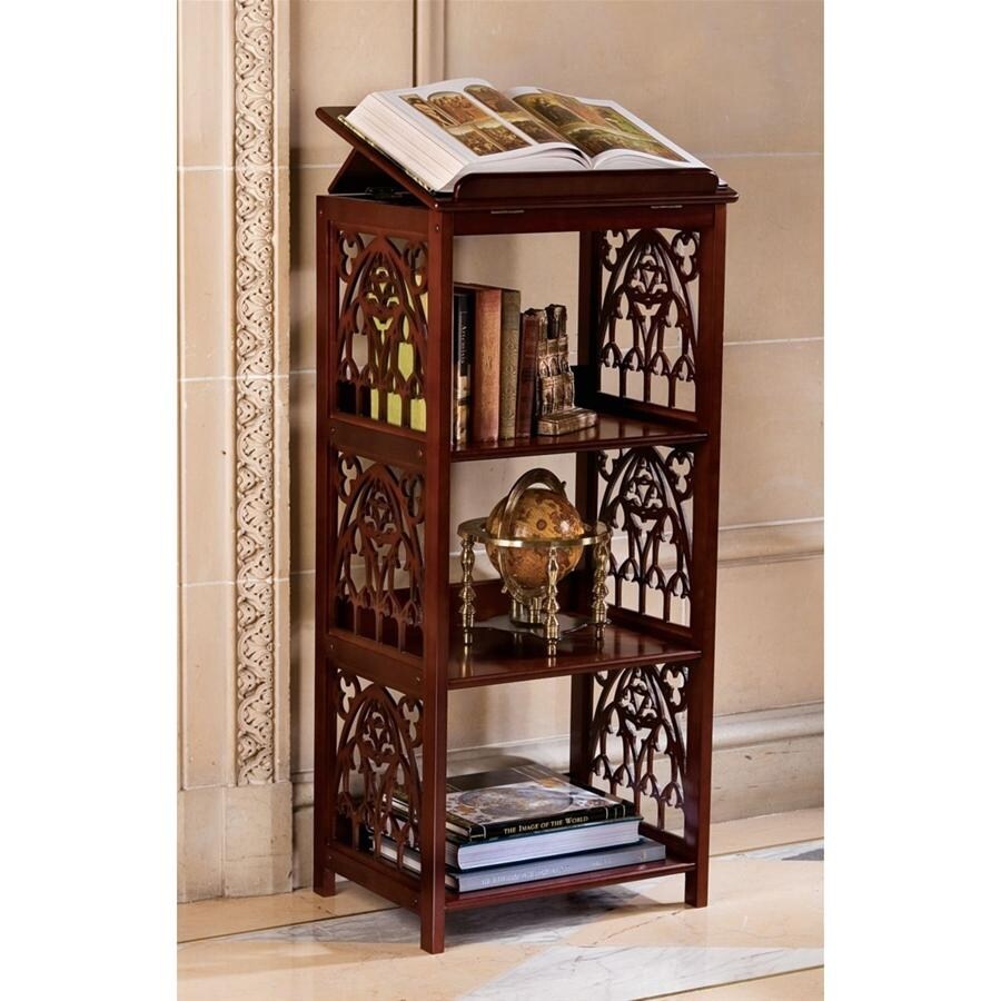 Shop Design Toscano St Thomas Aquinas Gothic Wooden Bookstand