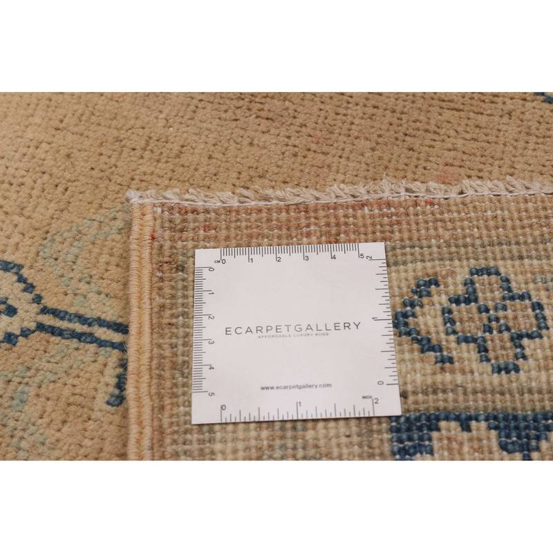 ECARPETGALLERY Hand-knotted Finest Ghazni Tan Wool Rug - 8'10 x 12'1
