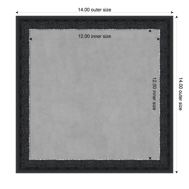 Amanti Art Bethany Black Framed - 14 x 14 in - Bethany Black