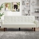 preview thumbnail 23 of 31, Sofa Bed, Futon Couch Bed, Faux Leather Love Seats Sofa, Loveseat Sleeper Bed For Living Room, Guest