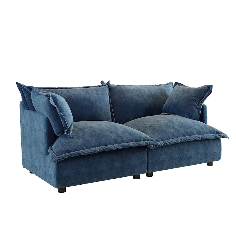 Cloud Chenille Upholstered Modular Sectional Sofa