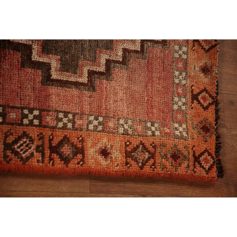 Vegetable Dye Lori Persian Antique Area Rug Handmade Wool Carpet - 3'10"x 6'10"