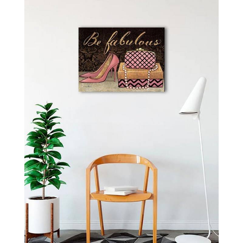 Shoe Fetish Be Fabulous Art Poster - Print On Demand - 18 x 24 Inch