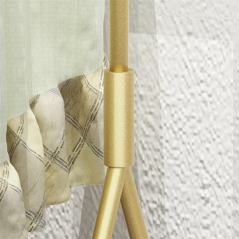 Gold Clothing Rack with Shelf Heavy Duty - 15.7"D x 59"W x 63"H