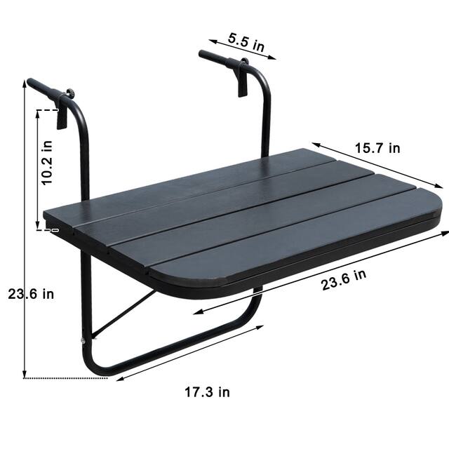 Outdoor Folding Deck Table