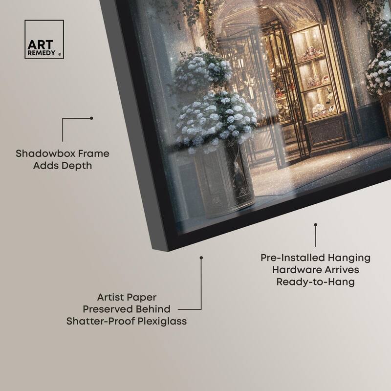 Illuminated Luxury Store Shadowbox by Art Remedy