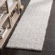 preview thumbnail 21 of 41, SAFAVIEH Handmade Toronto Shag Orphee Polyester Rug 2'3" x 8' Runner - Ivory/Light Grey - Runner