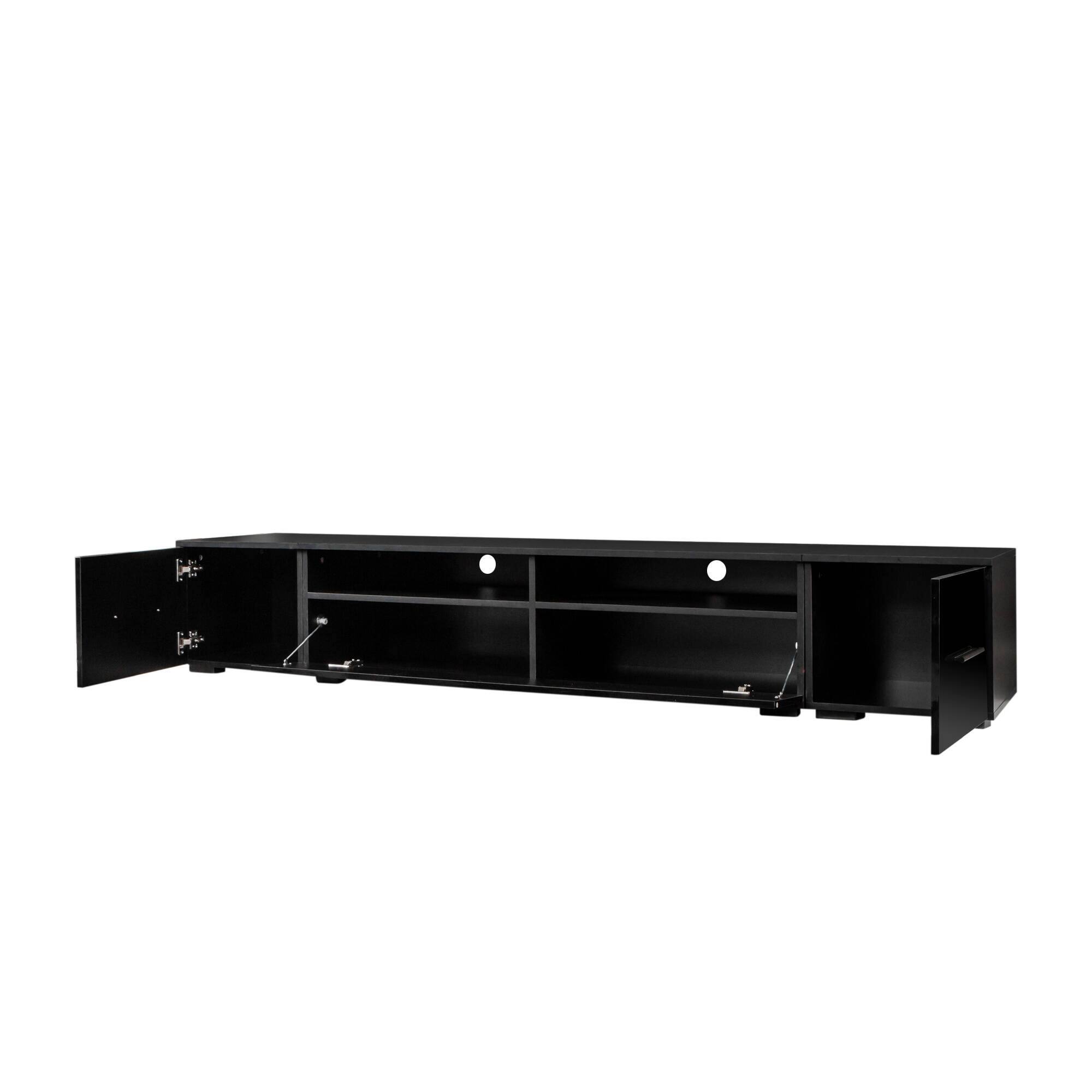 Minimalist Design TV stand Modern Universal Entertainment Center, High