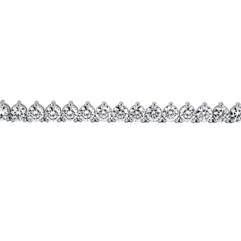 Vault Classics 5.00ct TW Natural Diamond Straight Tennis Necklace (I VS2)