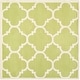 preview thumbnail 56 of 86, SAFAVIEH Handmade Cambridge Rosy Modern Moroccan Wool Rug 6' Square - Green/Ivory