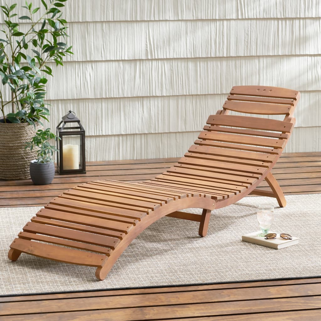 Outdoor Wood Foldable Chair Lounge