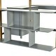 preview thumbnail 12 of 10, Twin Size Wood Loft Bed With Built-in Storage Cabinet and Cubes, Foldable desk