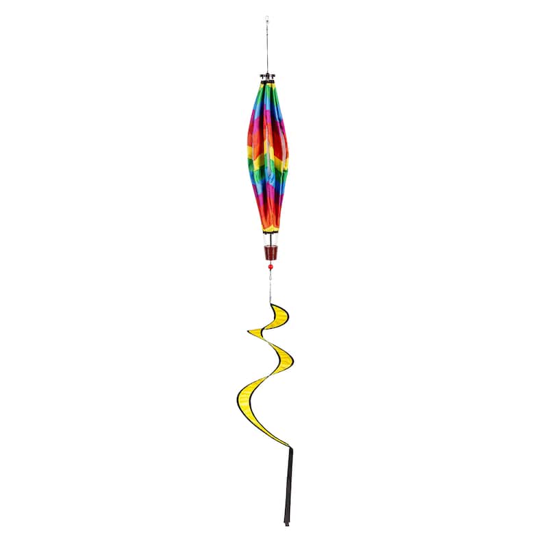 55" Rainbow Chevron Balloon Spinner