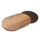 preview thumbnail 2 of 6, Two-Tone Wood Cheese and Cutting Board