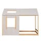 preview thumbnail 8 of 16, Twin Size Wood House Platform Bed with Roof and Window