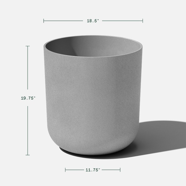 dimension image slide 5 of 24, Mason Series Kona Planter