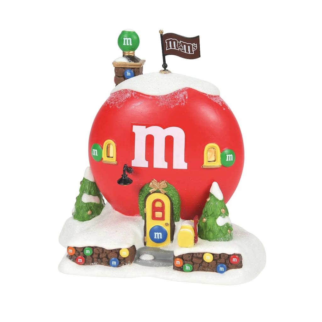 Department 56 North Pole Series Lighted Red's M&M Cottage - 6013435