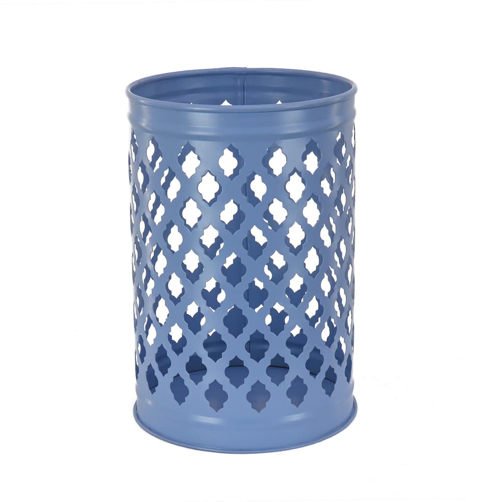 12" Candle Lantern, Ice Melt Blue by National Tree Company - 12 in