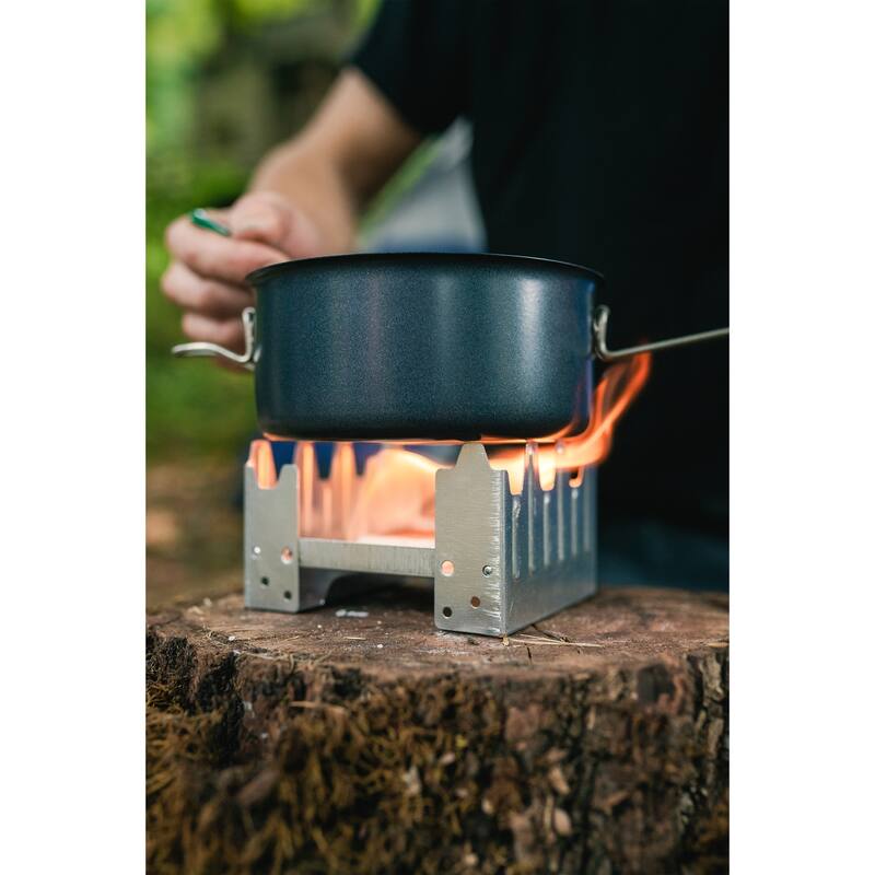 Stansport Portable Fold-a-Stove - Silver