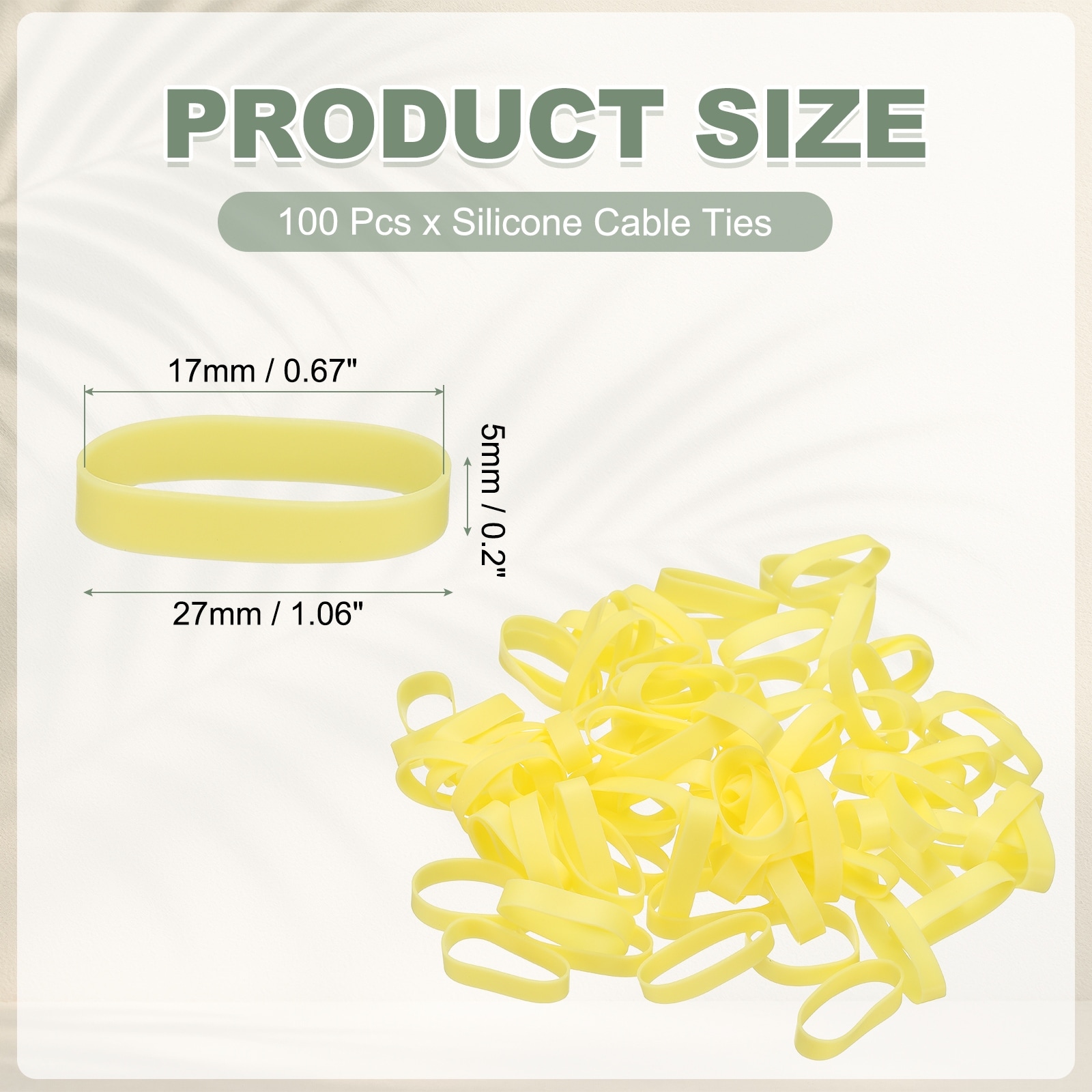 Heavy Duty Small Strong Rubber Bands Silicone Rubber Bands for Cord Management