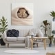 preview thumbnail 9 of 10, Stupell Baby Bunny in Blanket Canvas Wall Art Design by Roozbeh