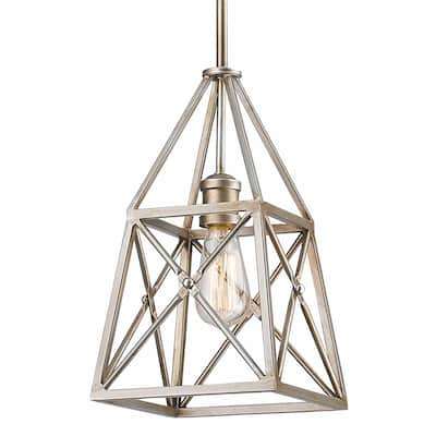 Z-Lite Trestle 8" Wide Cage Mini Pendant
