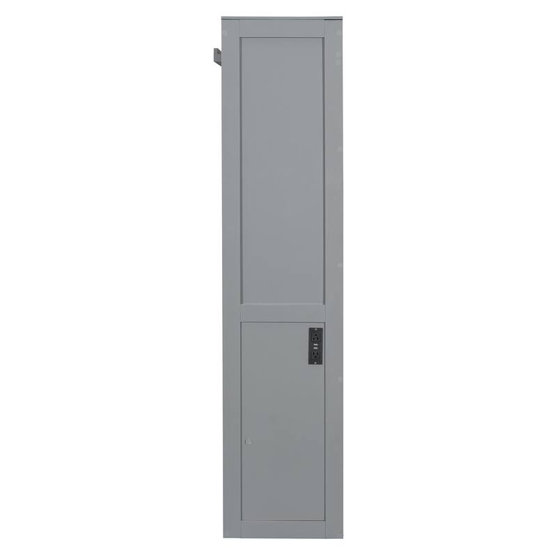 Space-Saving Queen Murphy Bed with Cabinet, Foldable Wall Bed, Durable Wood Frame & Comfortable Mattress Support