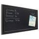 preview thumbnail 1 of 17, Black Framed Magnetic Chalkboard