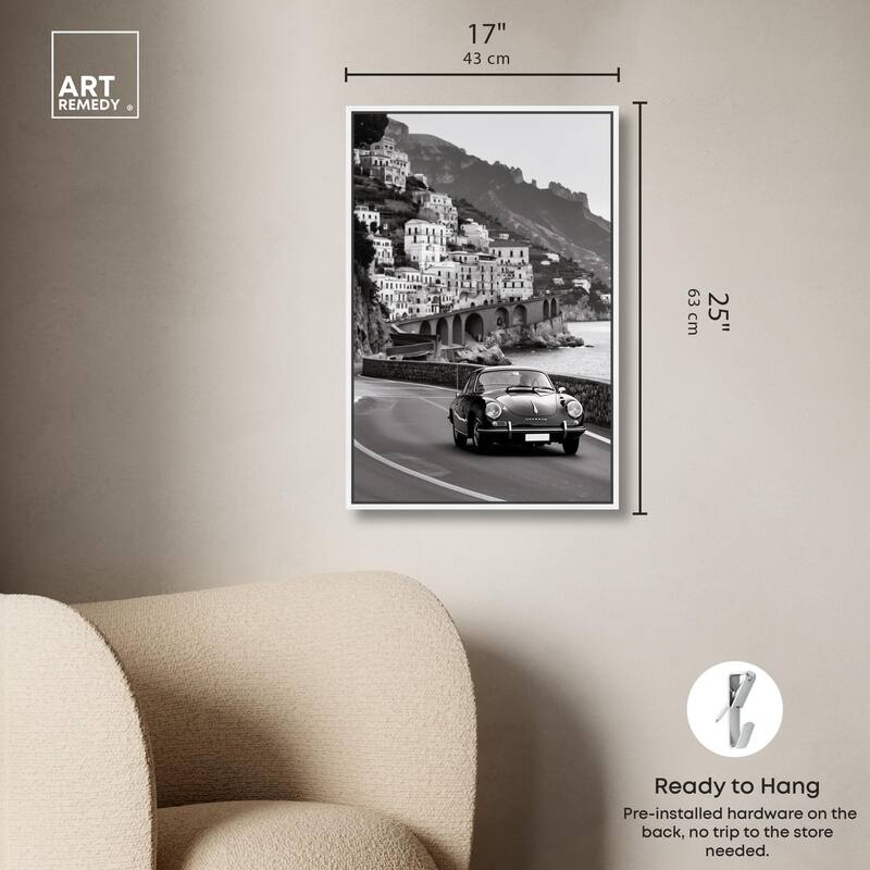 Drive through the Town Canvas by Art Remedy