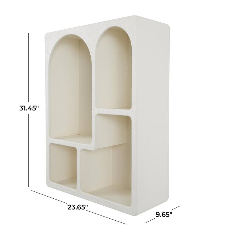 Metal Deep Set Wire Mesh Rolling Laundry Basket Storage Cart with Handles - Black, Gold, White - CosmoLiving by Cosmopolitan