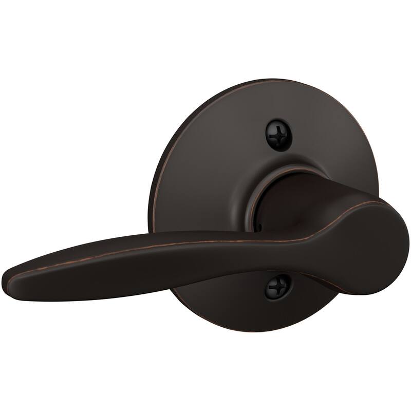 Schlage F170-DEL-LH Delfayo Left Handed Non-Turning One-Sided Dummy - Aged Bronze