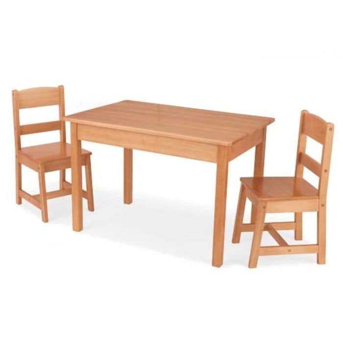 kidkraft table and 2 chairs