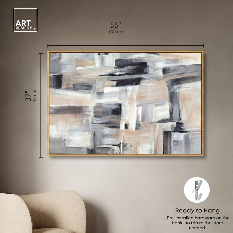 Neutral Nirvana Canvas by Art Remedy