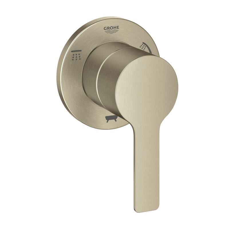Grohe Lineare Single Handle 3 Way Diverter Valve - Less Rough In - Brushed Nickel