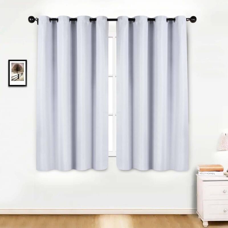 Superior Jaxon Washable Room Darkening Curtains, Set of 2 Panels