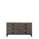 preview thumbnail 1 of 6, ACME Avantika Dresser in Faux Marble and Rustic Gray Oak